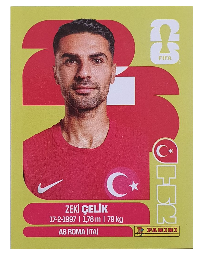 Panini FIFA WM 2026 United - TUR 4 - Zeki Celik