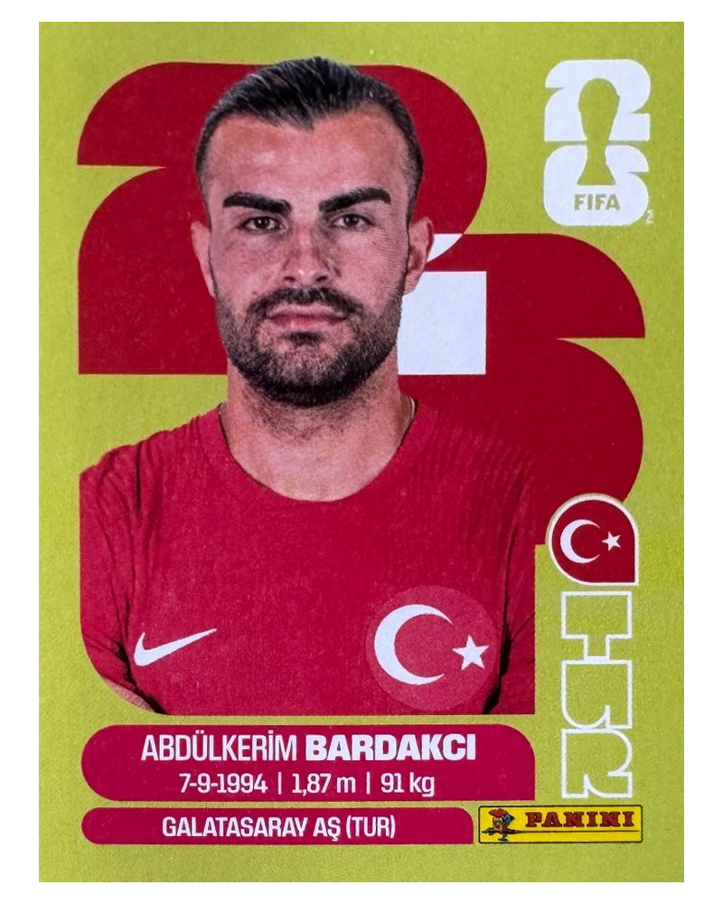 Panini FIFA WM 2026 United - TUR 5 - Abdulkerim Bardakci