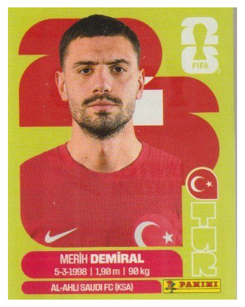 Panini FIFA WM 2026 United - TUR 7 - Merih Demiral