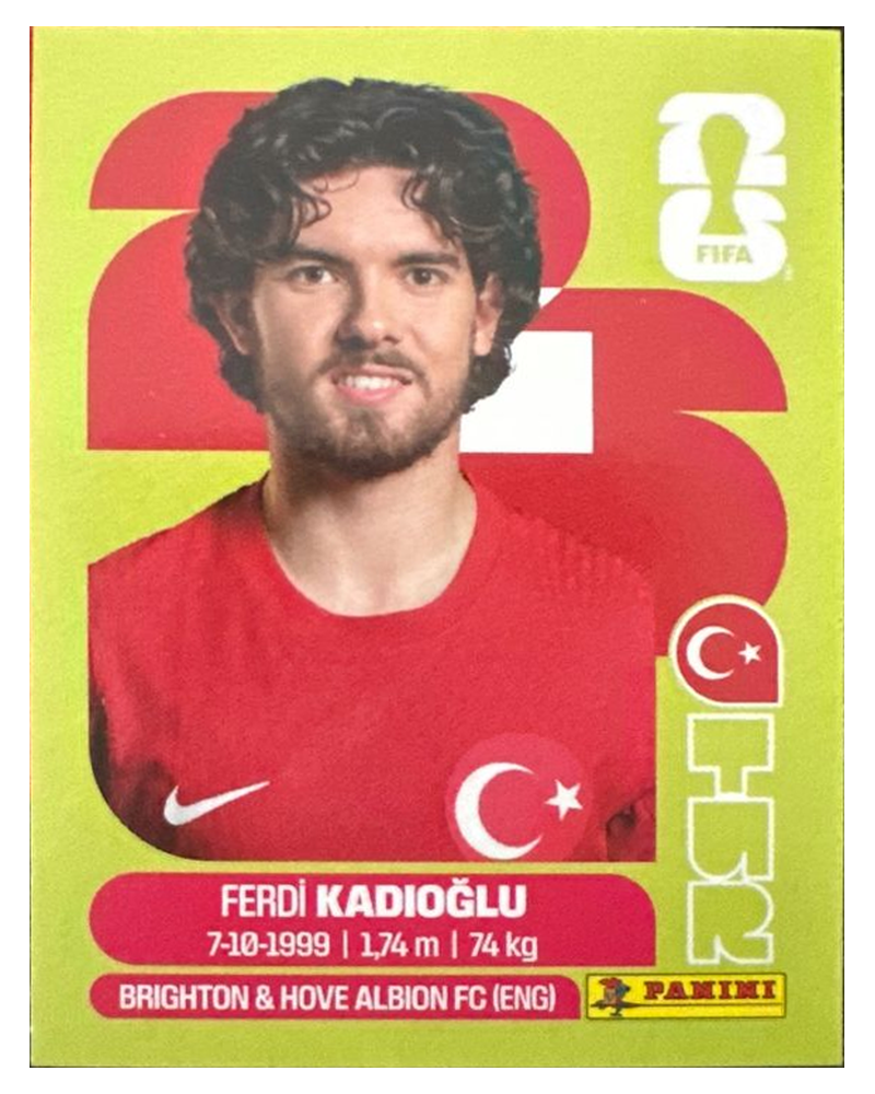 Panini FIFA WM 2026 United - TUR 8 - Ferdi Kadioglu