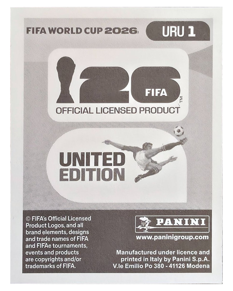 Panini FIFA WM 2026 United - URU 1 - Team Logo