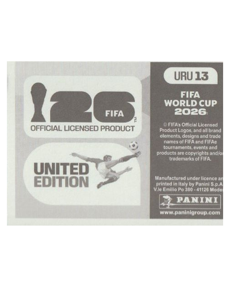 Panini FIFA WM 2026 United - URU 13 - Team Photo