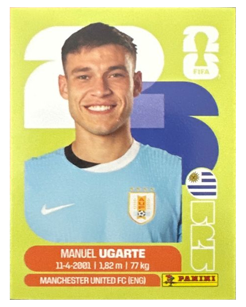 Panini FIFA WM 2026 United - URU 14 - Manuel Ugarte