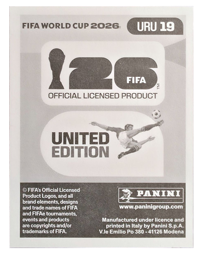 Panini FIFA WM 2026 United - URU 19 - Rodrigo Aguirre