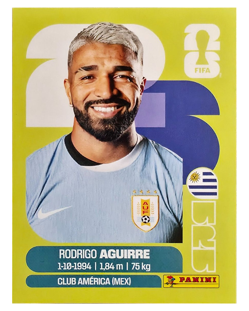 Panini FIFA WM 2026 United - URU 19 - Rodrigo Aguirre
