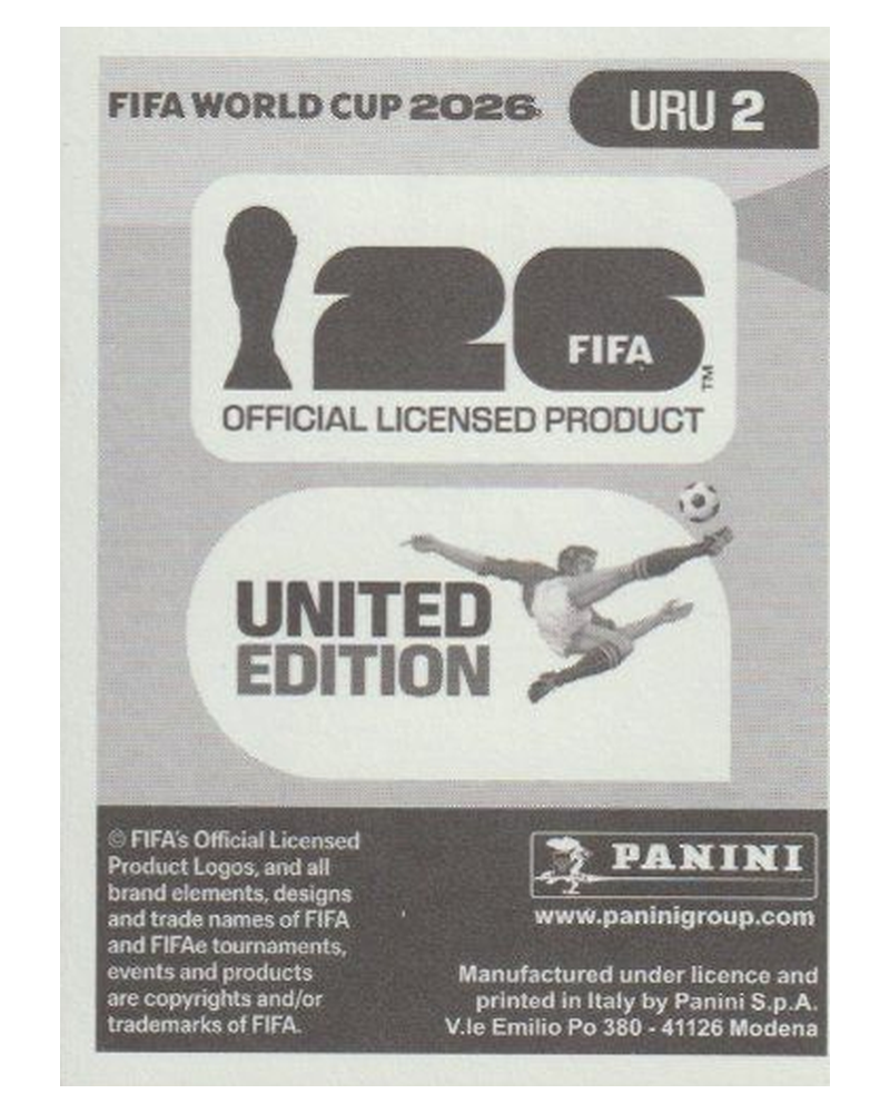Panini FIFA WM 2026 United - URU 2 - Sergio Rochet