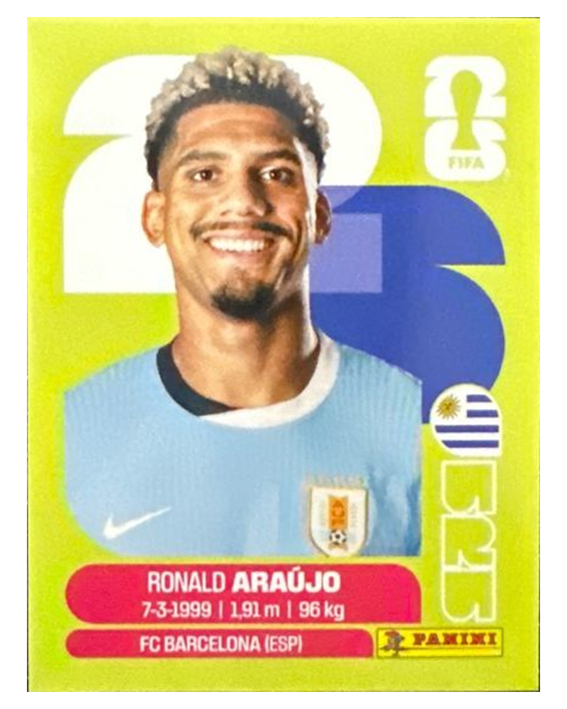 Panini FIFA WM 2026 United - URU 4 - Ronald Araujo