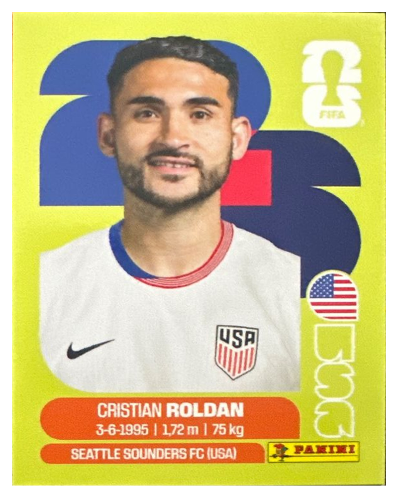 Panini FIFA WM 2026 United - USA 11 - Christian Roldan