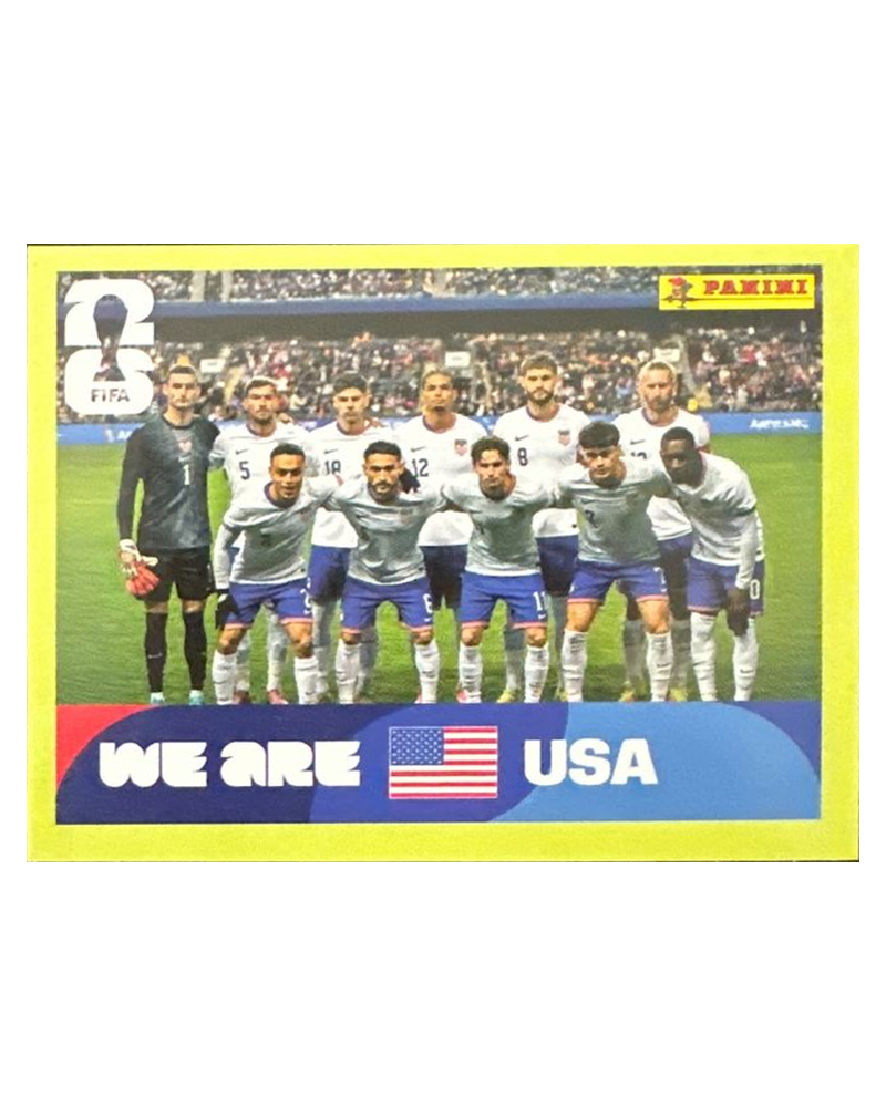 Panini FIFA WM 2026 United - USA 13 - Team Photo