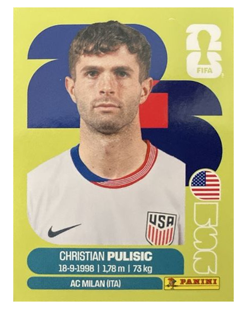 Panini FIFA WM 2026 United - USA 16 - Christian Pulisic