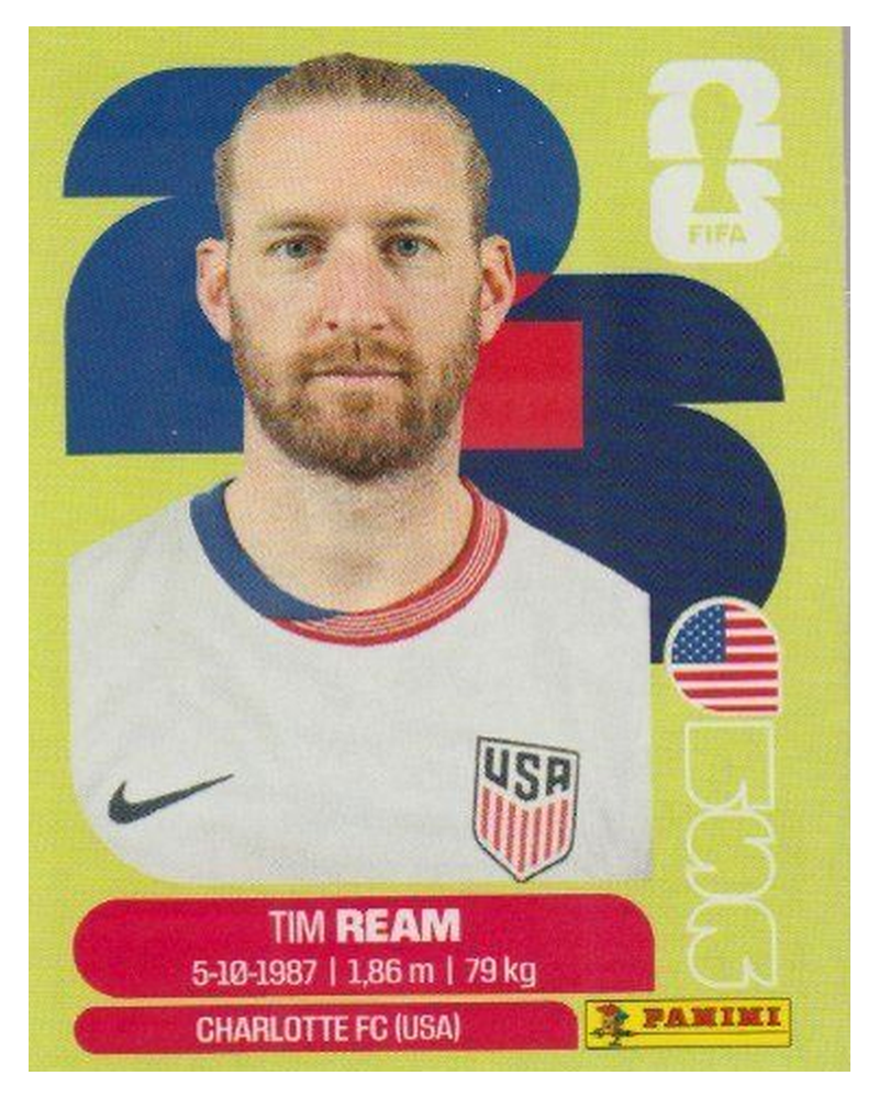 Panini FIFA WM 2026 United - USA 4 - Tim Ream