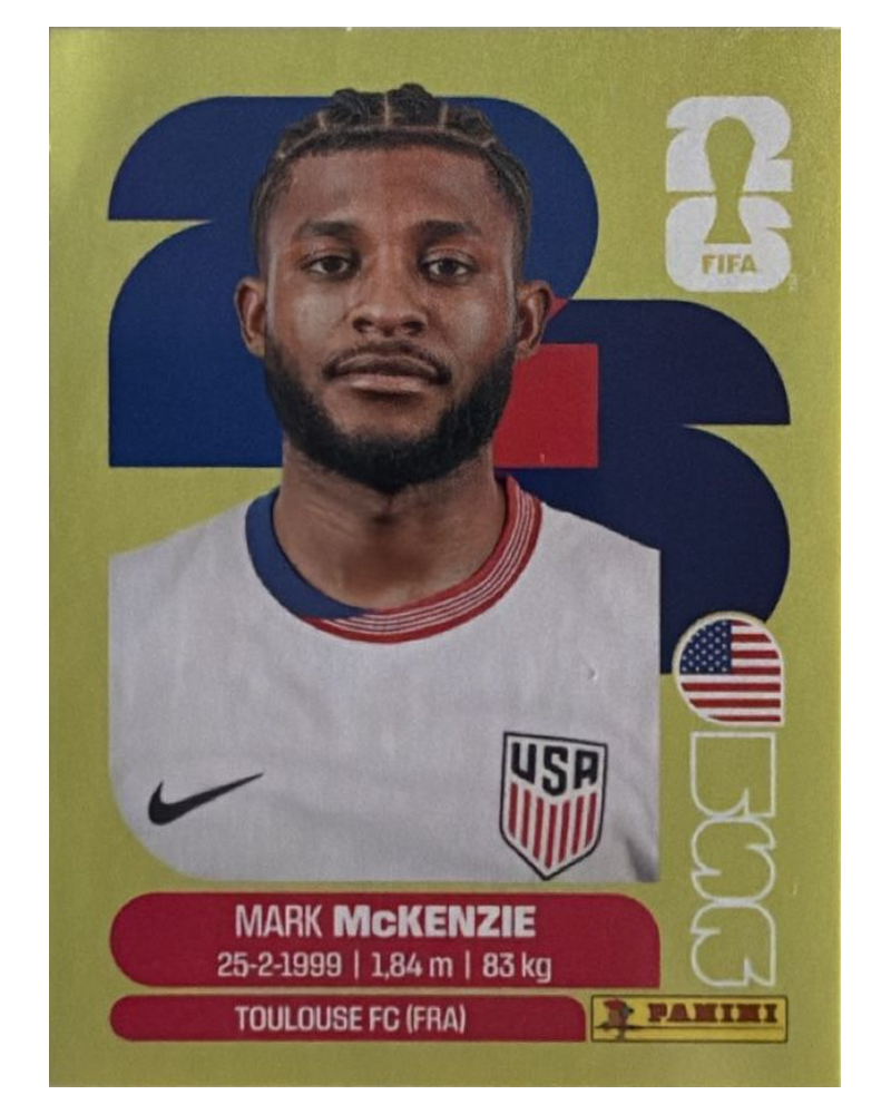 Panini FIFA WM 2026 United - USA 5 - Mark McKenzie