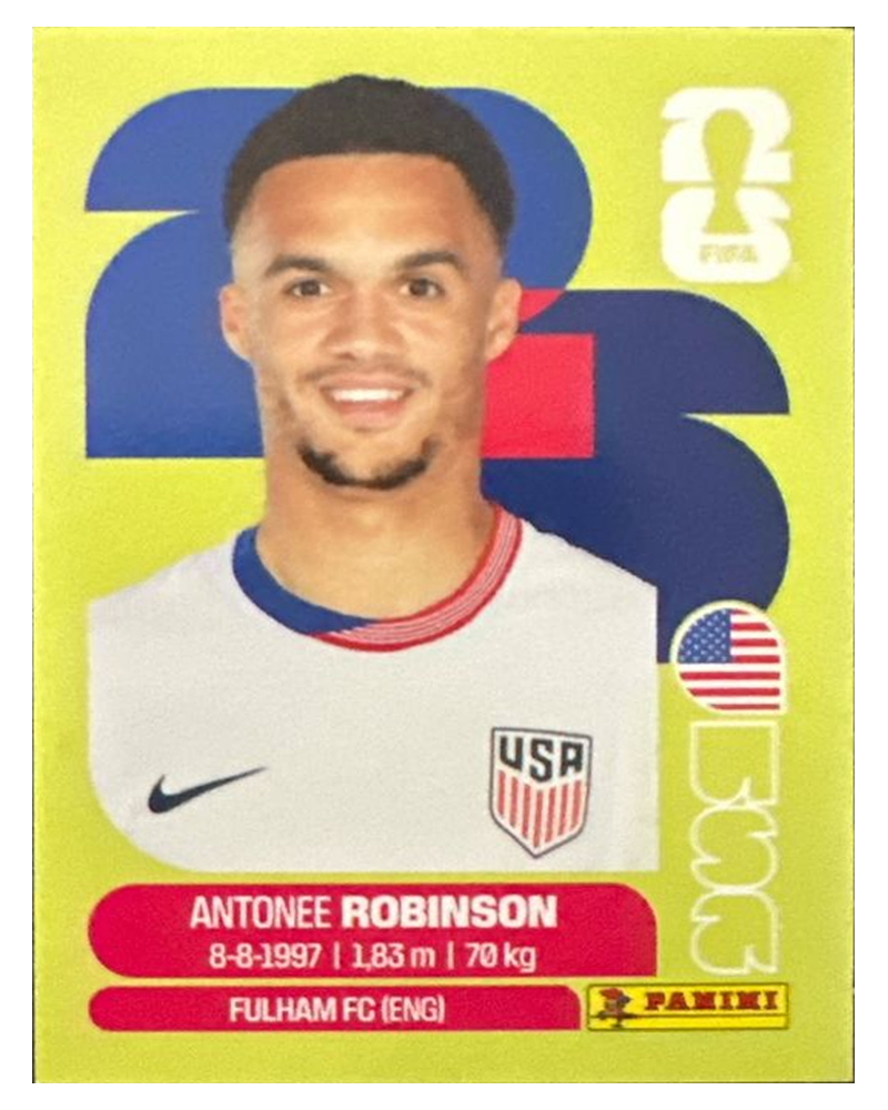 Panini FIFA WM 2026 United - USA 7 - Antonee Robinson