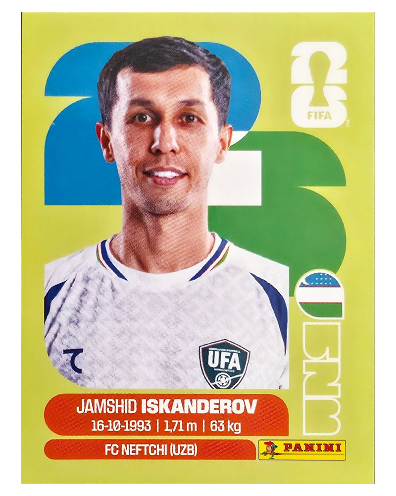 Panini FIFA WM 2026 United - UZB 12 - Jamshid Iskanderov