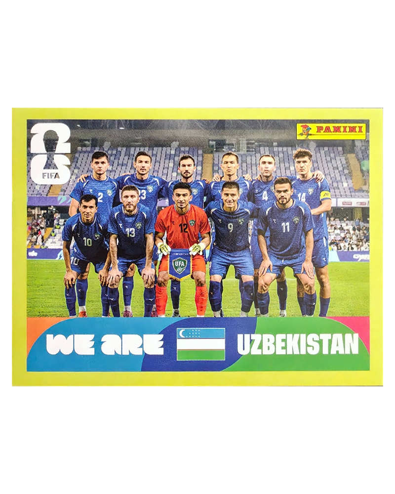 Panini FIFA WM 2026 United - UZB 13 - Team Photo