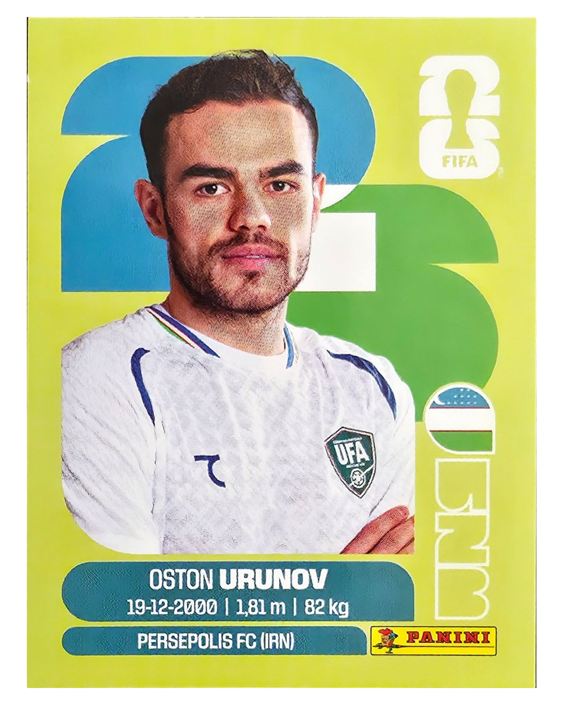 Panini FIFA WM 2026 United - UZB 17 - Oston Urunov