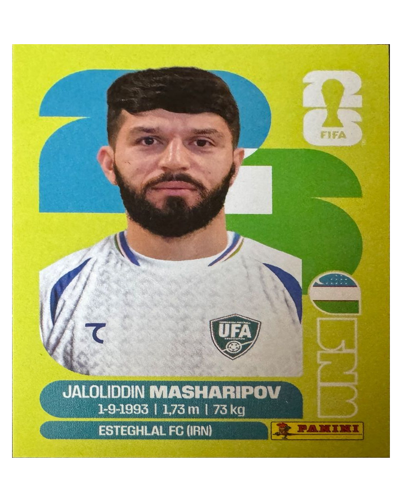 Panini FIFA WM 2026 United - UZB 18 - Jaloliddin Masharipov