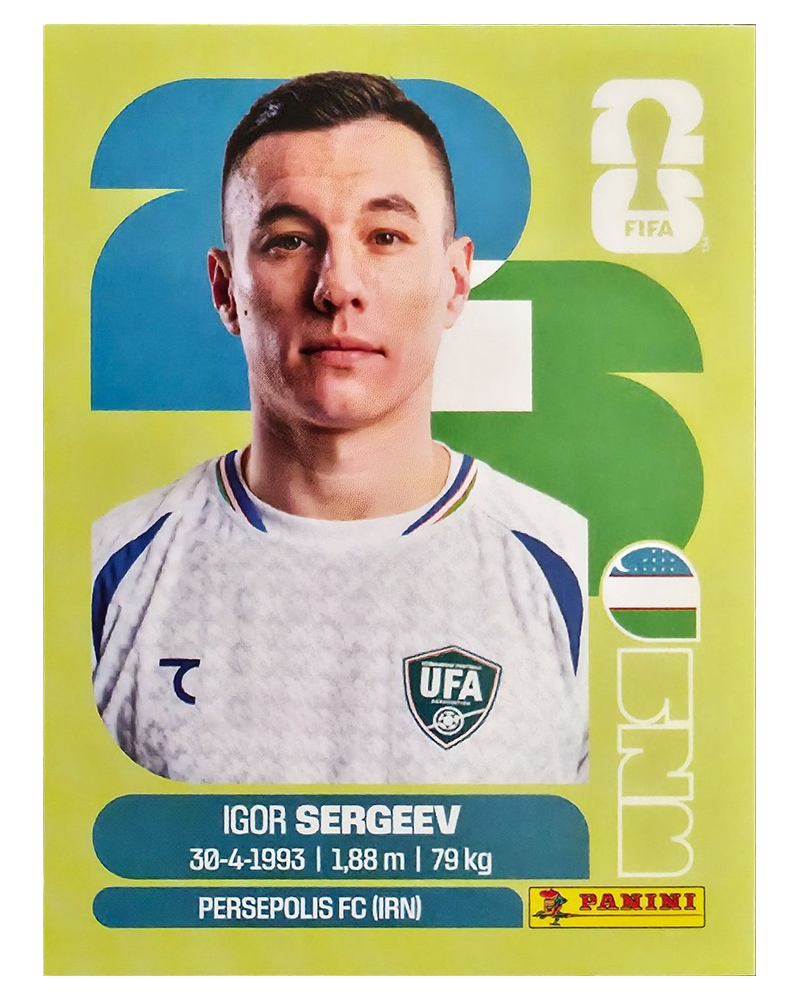 Panini FIFA WM 2026 United - UZB 19 - Igor Sergeev