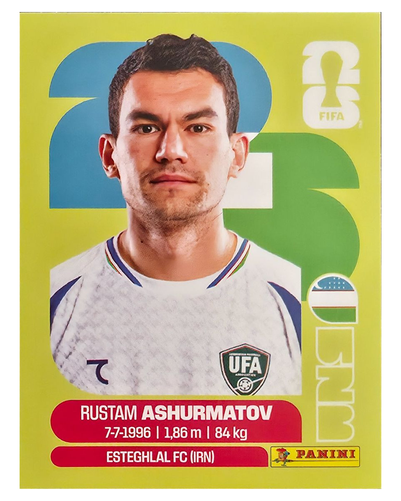 Panini FIFA WM 2026 United - UZB 7 - Rustamjon Ashurmatov