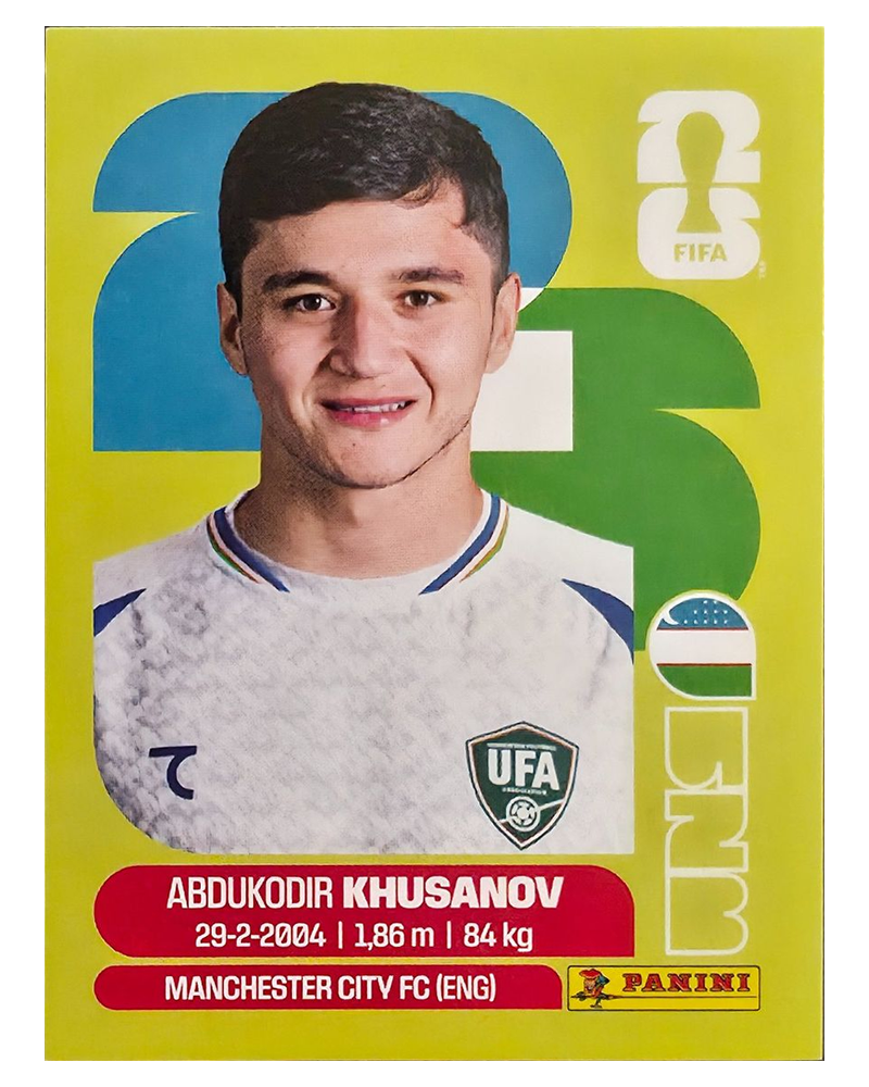 Panini FIFA WM 2026 United - UZB 9 - Abdukodir Khusanov