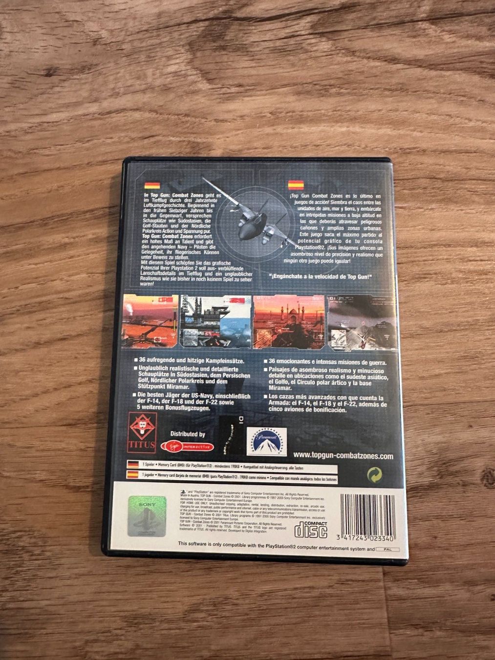 Top Gun: Combat Zone - PS2 Spiel komplett – Foto 2