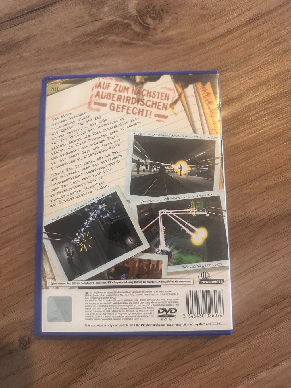Men in Black II: Alien Escape - PS2 Spiel komplett – Foto 2