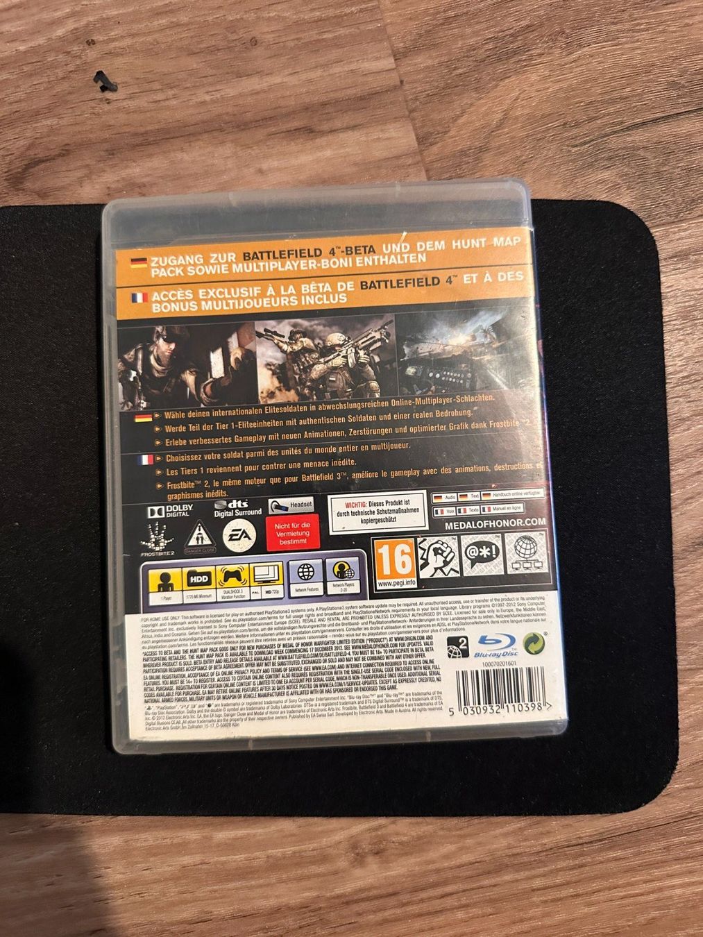 Medal of Honor: Warfighter - PS3 Spiel komplett – Foto 2
