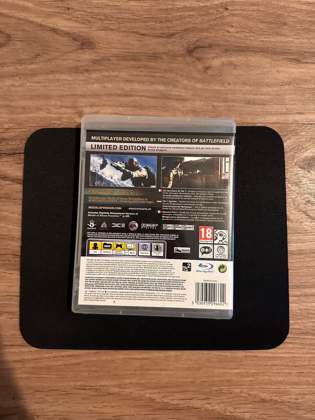 Medal of Honor: Limited Edition - PS3 Spiel komplett – Foto 2