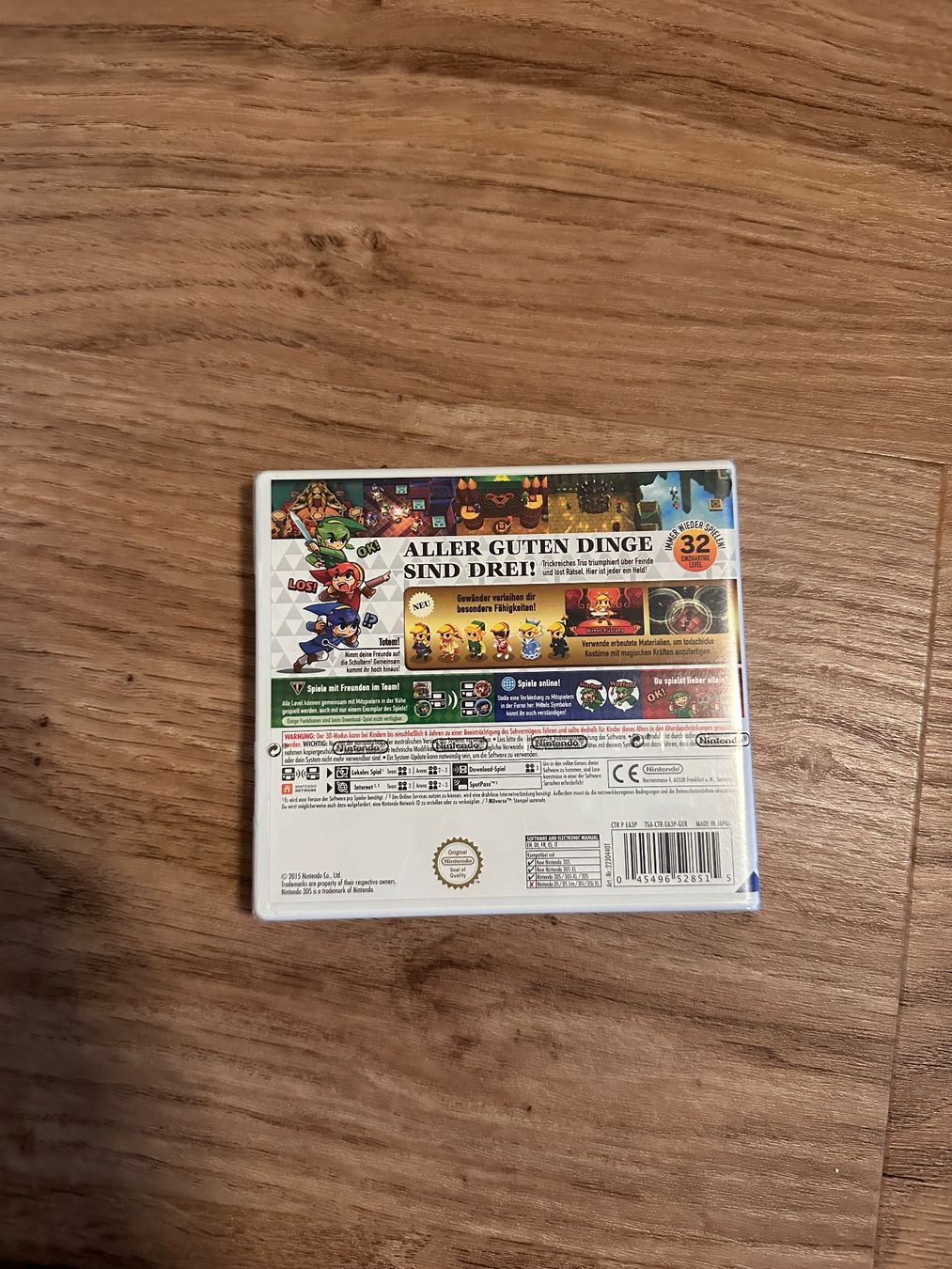 The Legend of Zelda: Tri Force Heroes - Nintendo 3DS Spiel [SEALED] – Foto 2