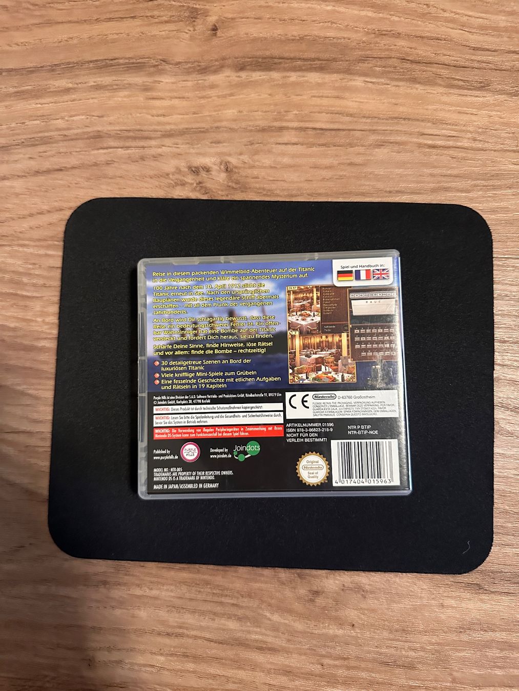 Titanic Mystery - Nintendo DS Spiel – Foto 2