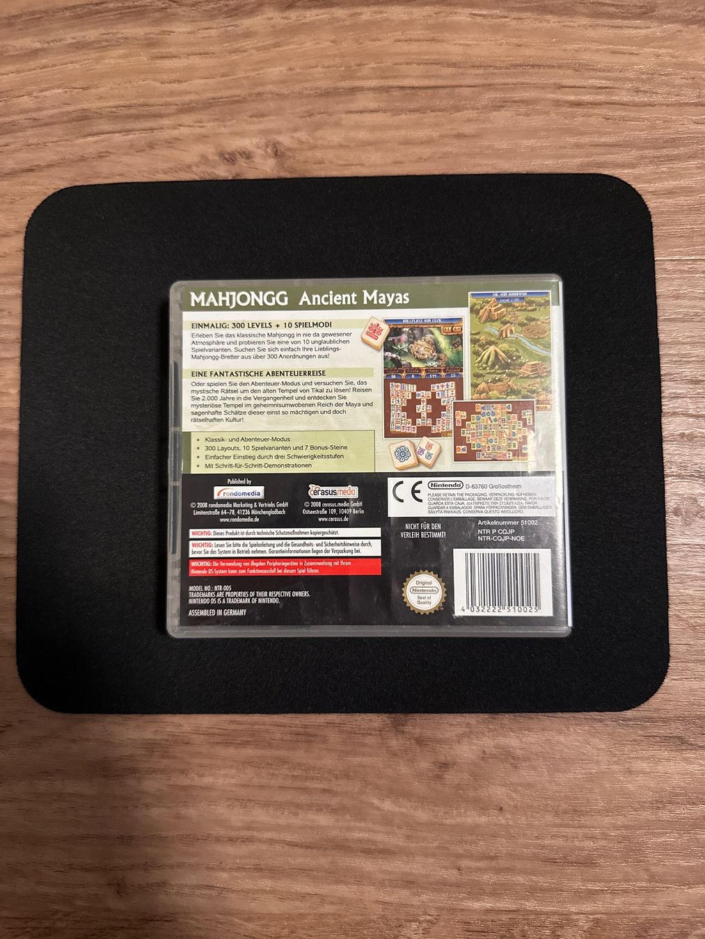 Mahjong Ancient Mayas - Nintendo DS Spiel – Foto 2