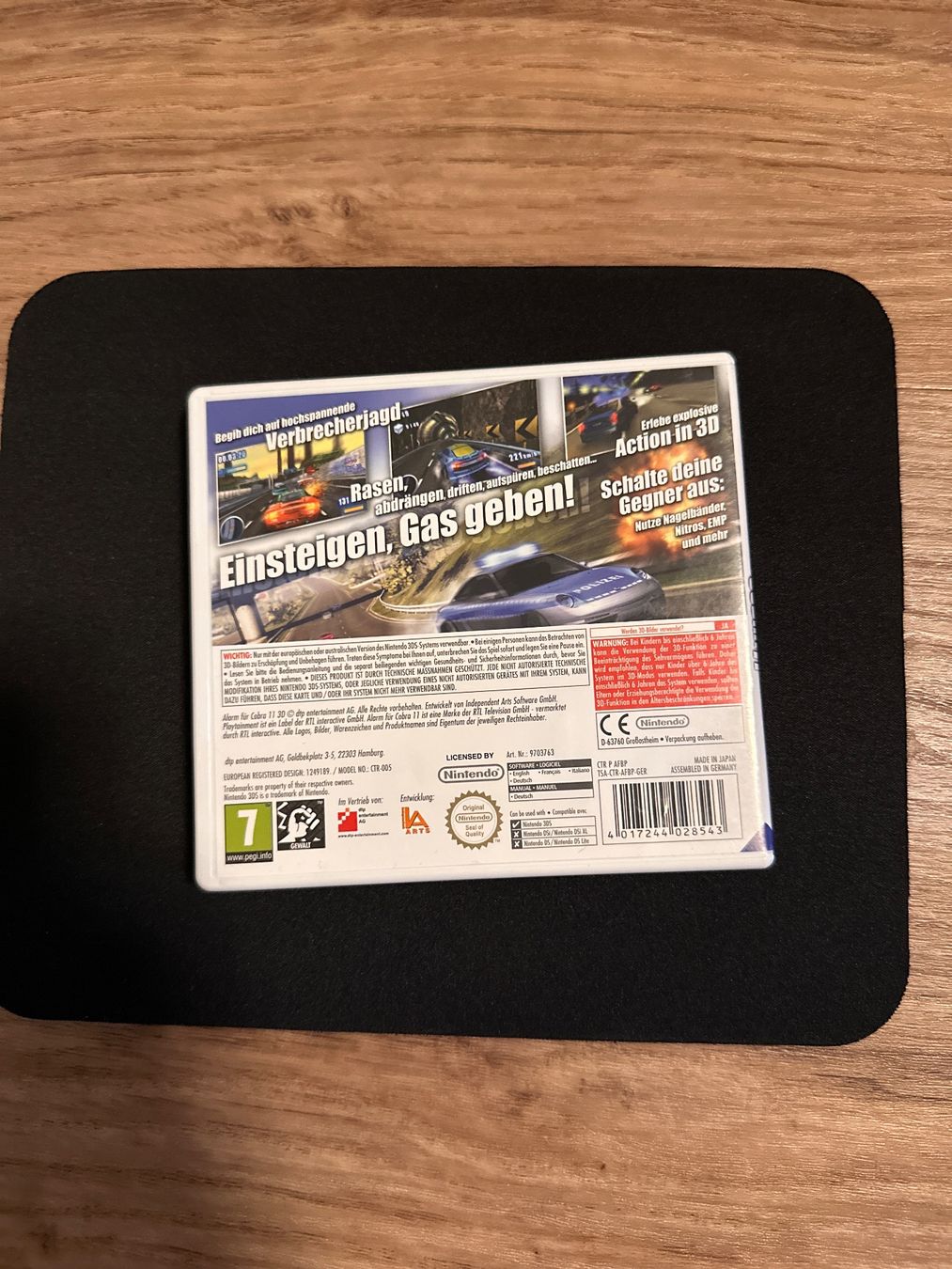 Alarm für Cobra11 3D - Nintendo 3DS Spiel – Foto 2