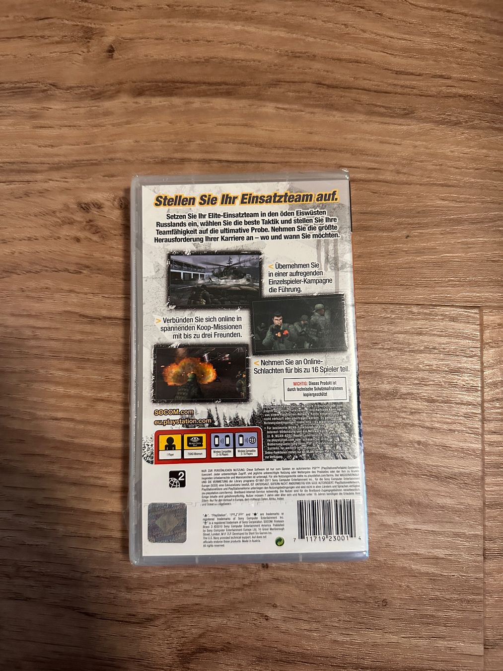 SOCOM: Fireteam Bravo 3 - PSP Spiel [SEALED] – Foto 2