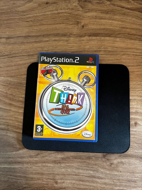 Disney Think: Das Schnelldenker-Quiz - PS2 Spiel komplett – Foto 1