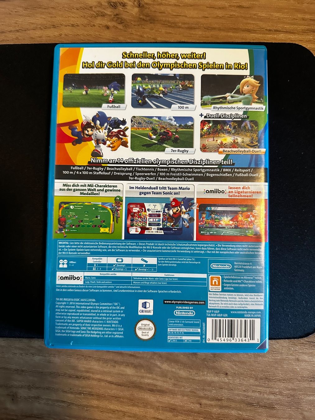 Mario & Sonic bei den Olympischen Spielen Rio - Wii U Spiel – Foto 2