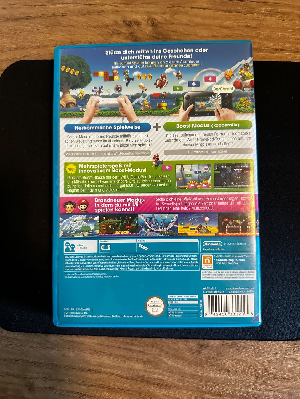 New Super Mario Bros U - Nintendo Wii U Spiel – Foto 2
