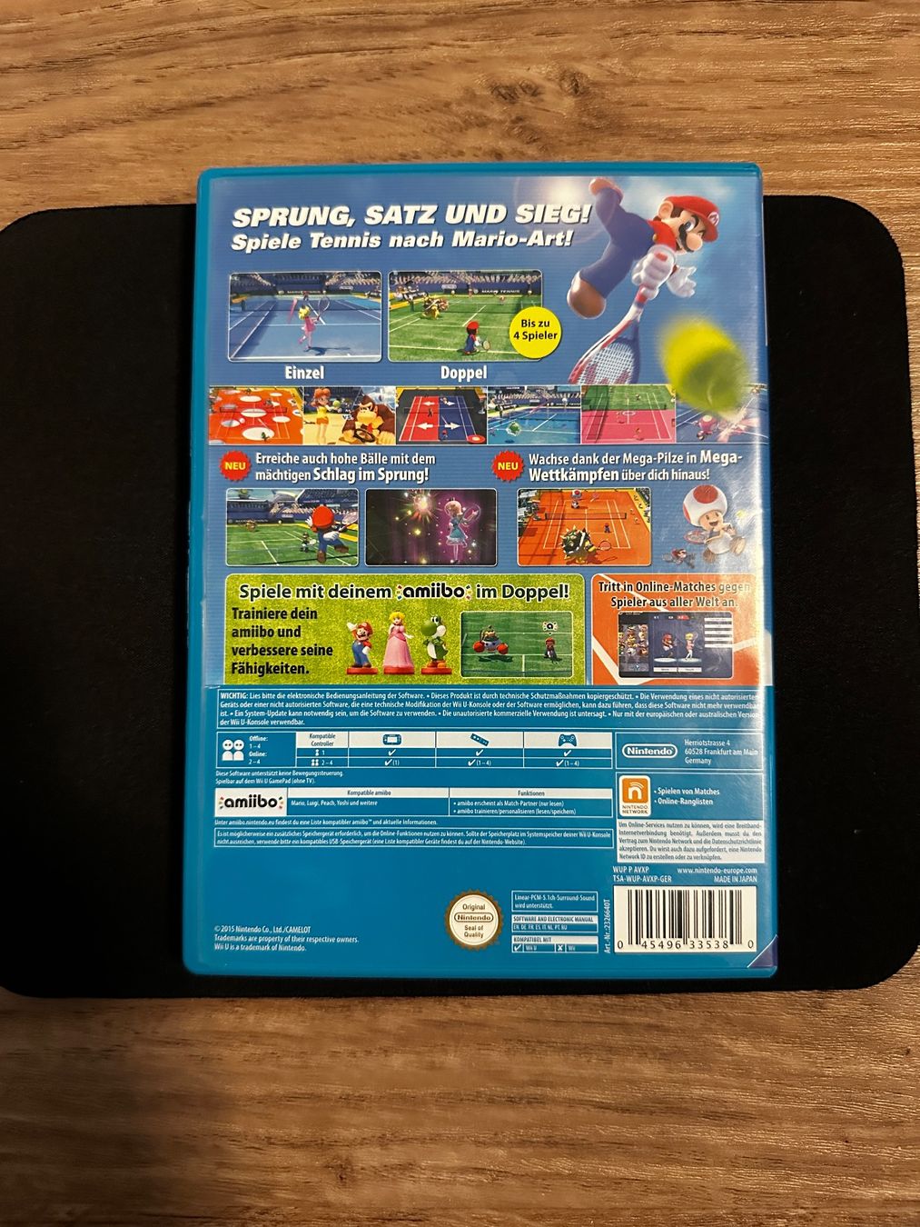 Mario Tennis: Ultra Smash - Nintendo Wii U Spiel komplett – Foto 2