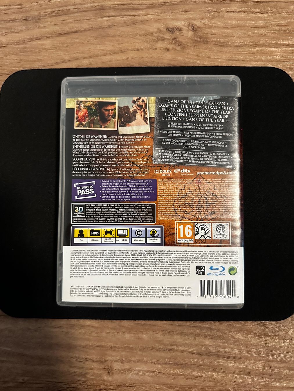 Uncharted 3: Drake's Deception - PS3 Spiel komplett – Foto 2
