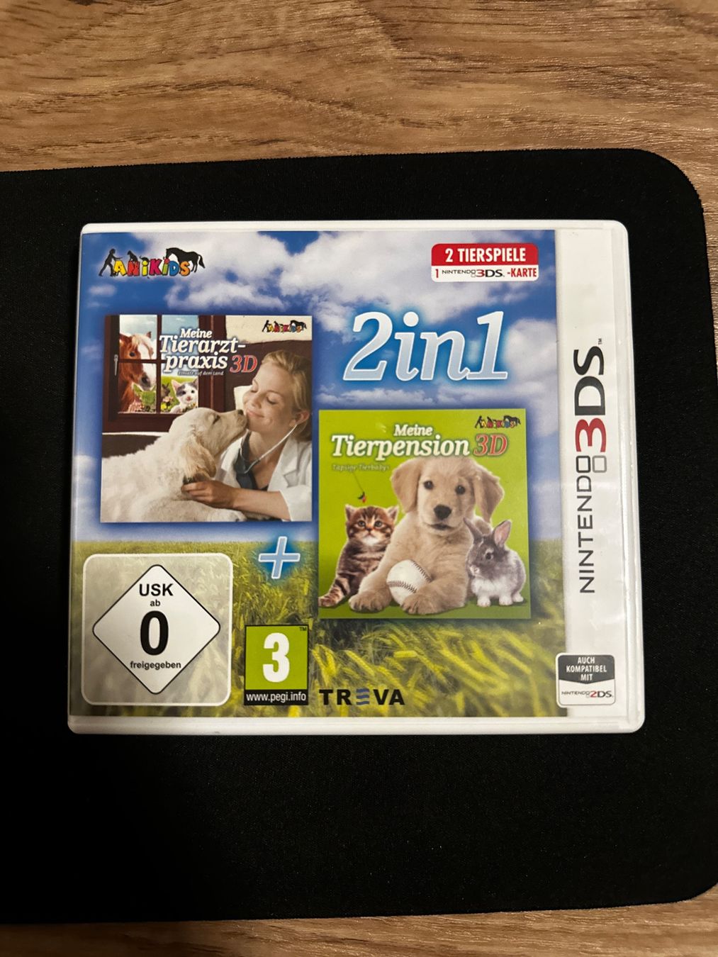 2in1: Meine Tierarztpraxis (2 Spiele) - Nintendo 3DS Spiel – Foto 1