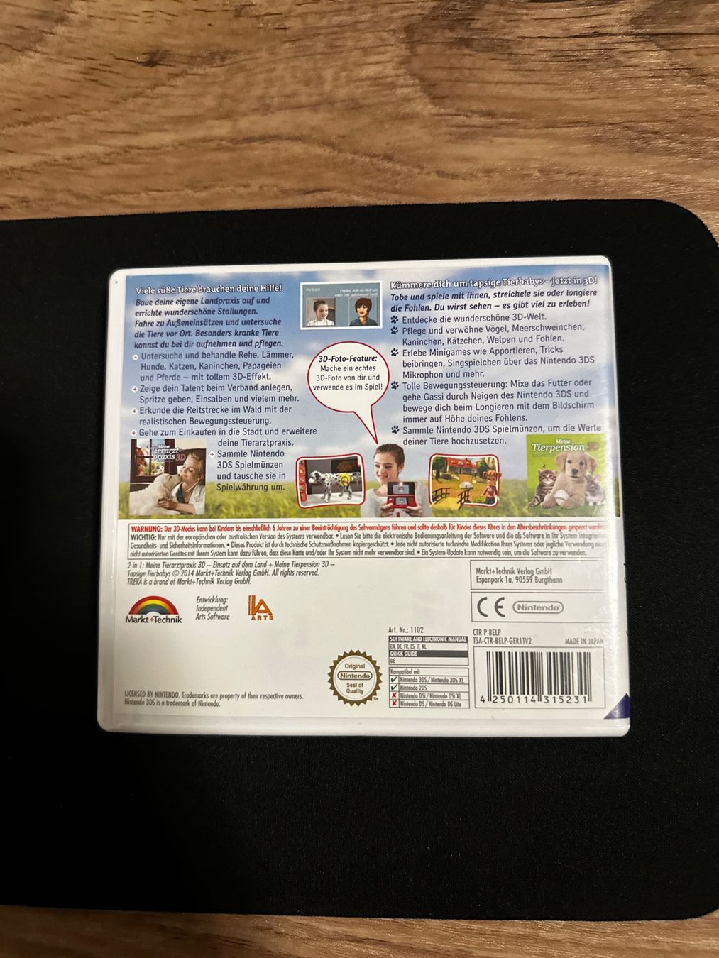 2in1: Meine Tierarztpraxis (2 Spiele) - Nintendo 3DS Spiel – Foto 2