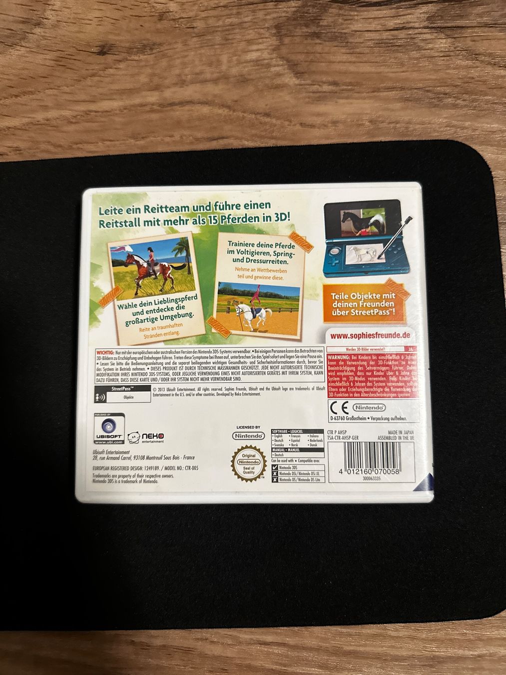 Sophies Freunde: Reit-Champion 3D - Nintendo 3DS Spiel – Foto 2