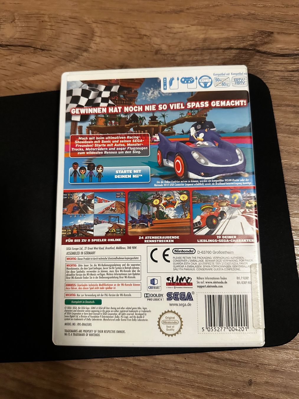 Sonic & SEGA All-Stars Racing - Nintendo Wii Spiel – Foto 2
