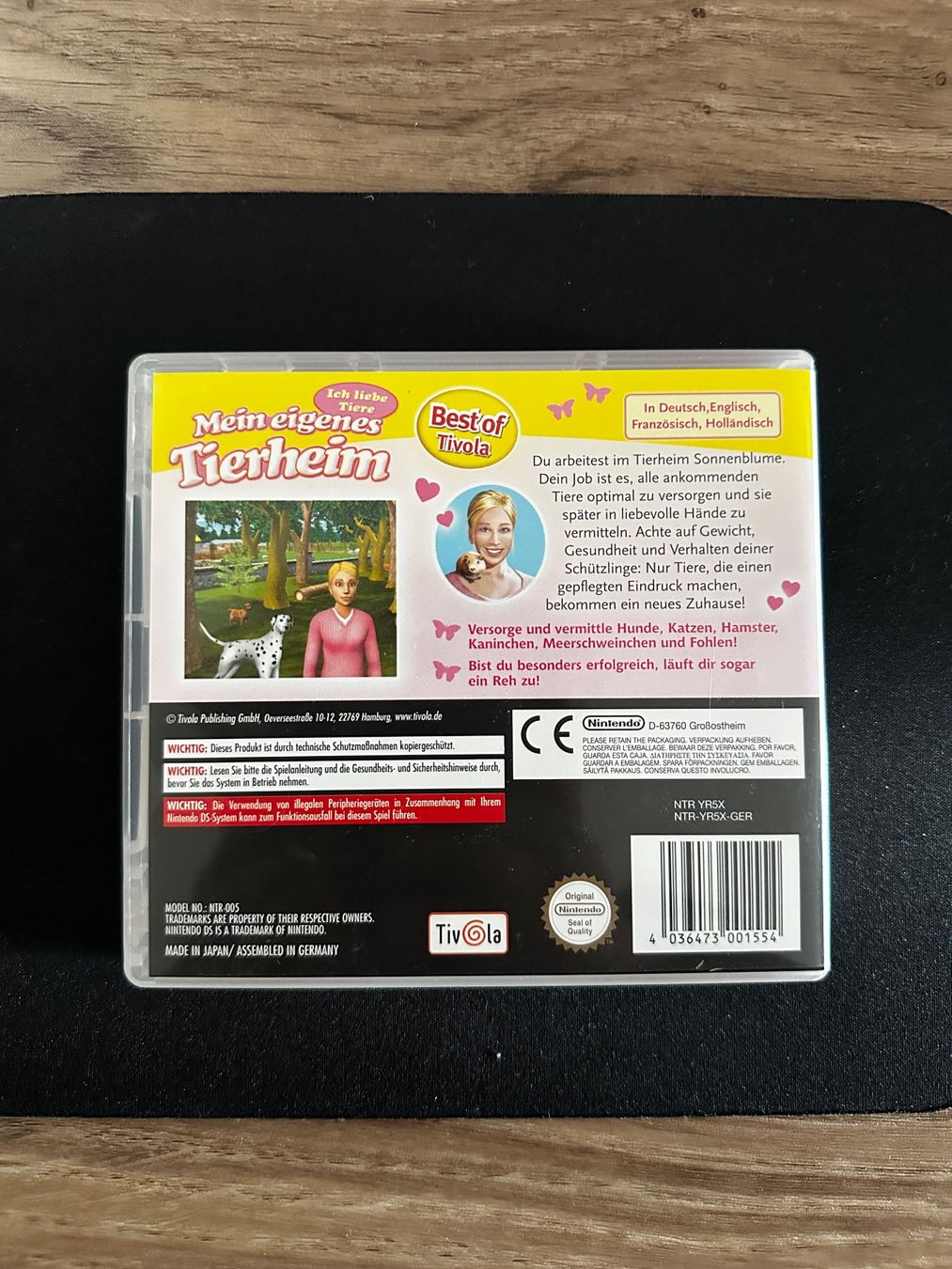 Mein eigenes Tierheim - Nintendo DS Spiel – Foto 2