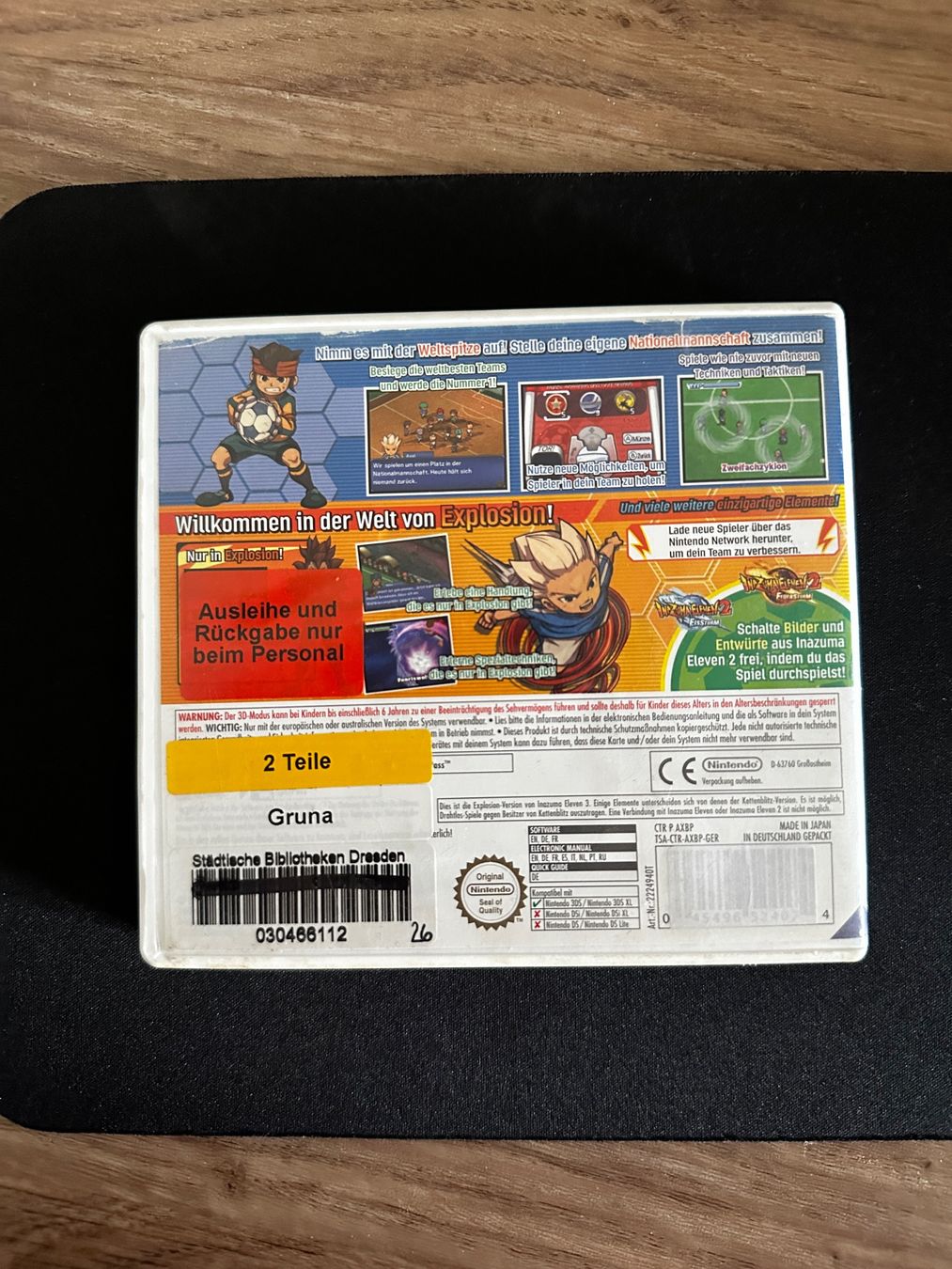 Inazuma Eleven 3: Explosion - Nintendo 3DS Spiel – Foto 2