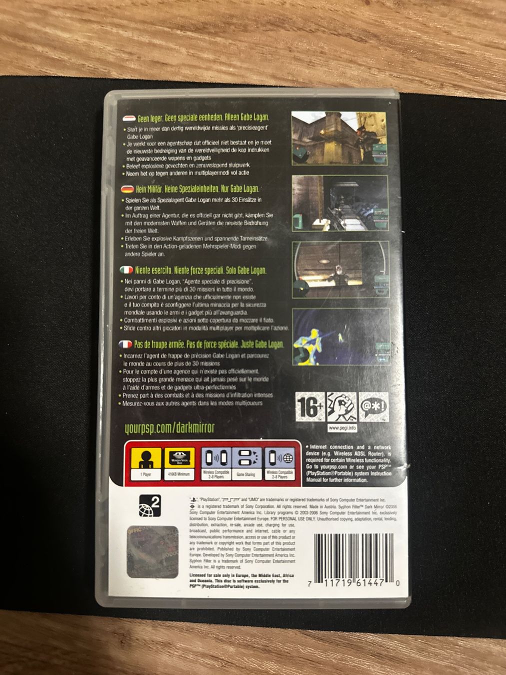 Syphon Filter: Dark Mirror - PSP Spiel – Foto 2