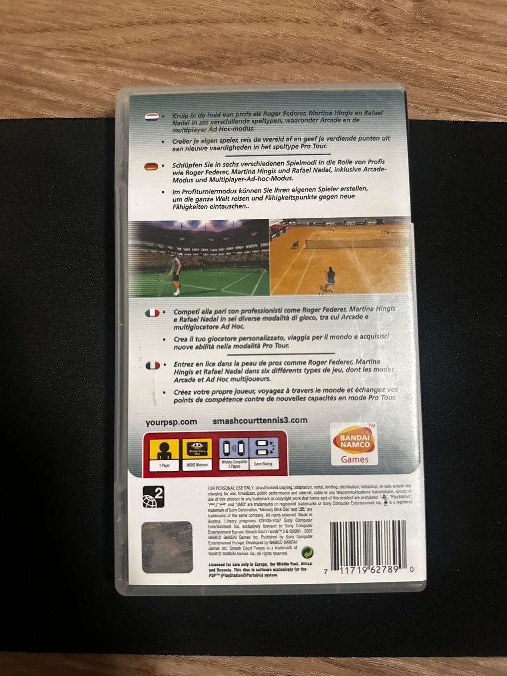 Smash Court Tennis 3 - PSP Spiel – Foto 2