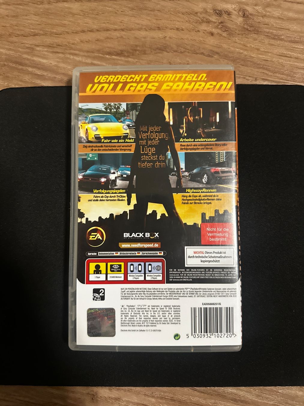 Need for Speed: Undercover - PSP Spiel – Foto 2