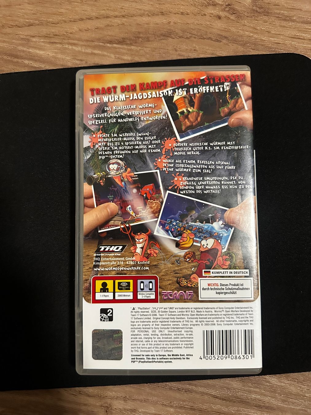 Worms: Open Warfare - PSP Spiel – Foto 2