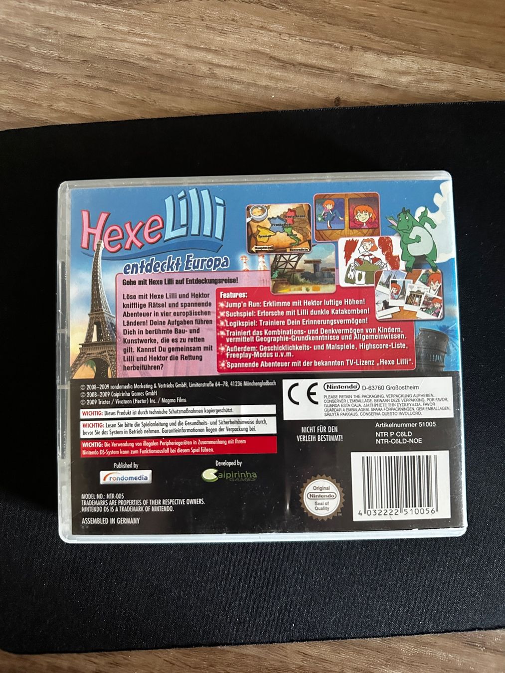 Hexe Lilli entdeckt Europa - Nintendo DS Spiel – Foto 2
