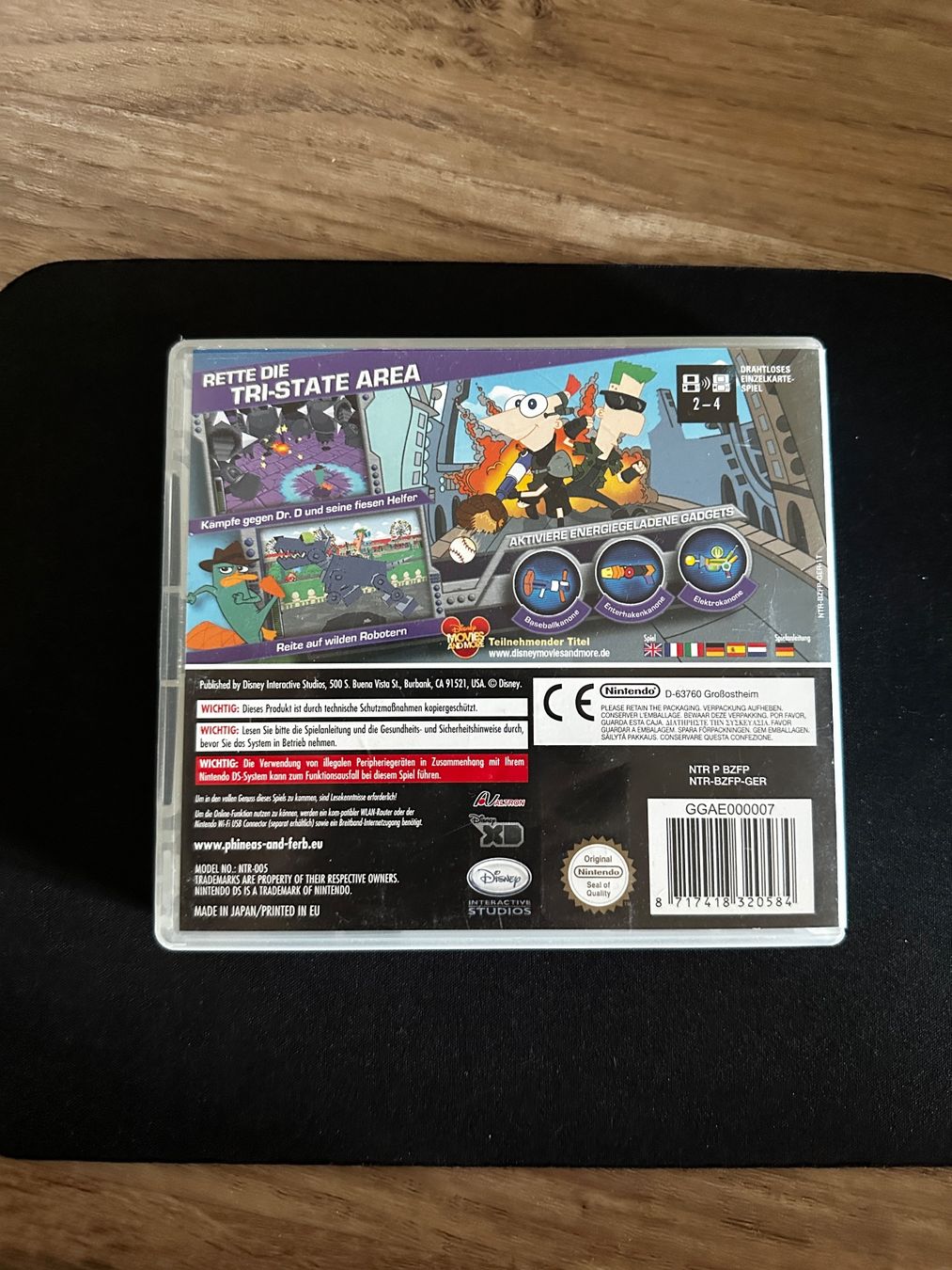Phineas und Ferb: Quer durch die 2Dimension - NDS Spiel – Foto 2